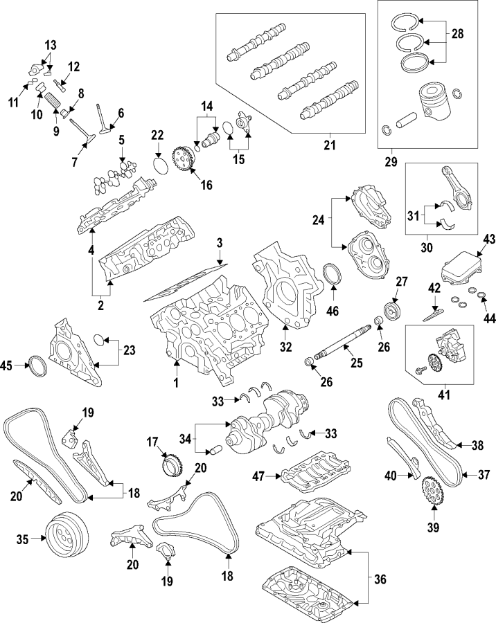 06m109345a - Audi Engine Camshaft Seal. Gasket. A8 Quattro. Q7; All. Q8 